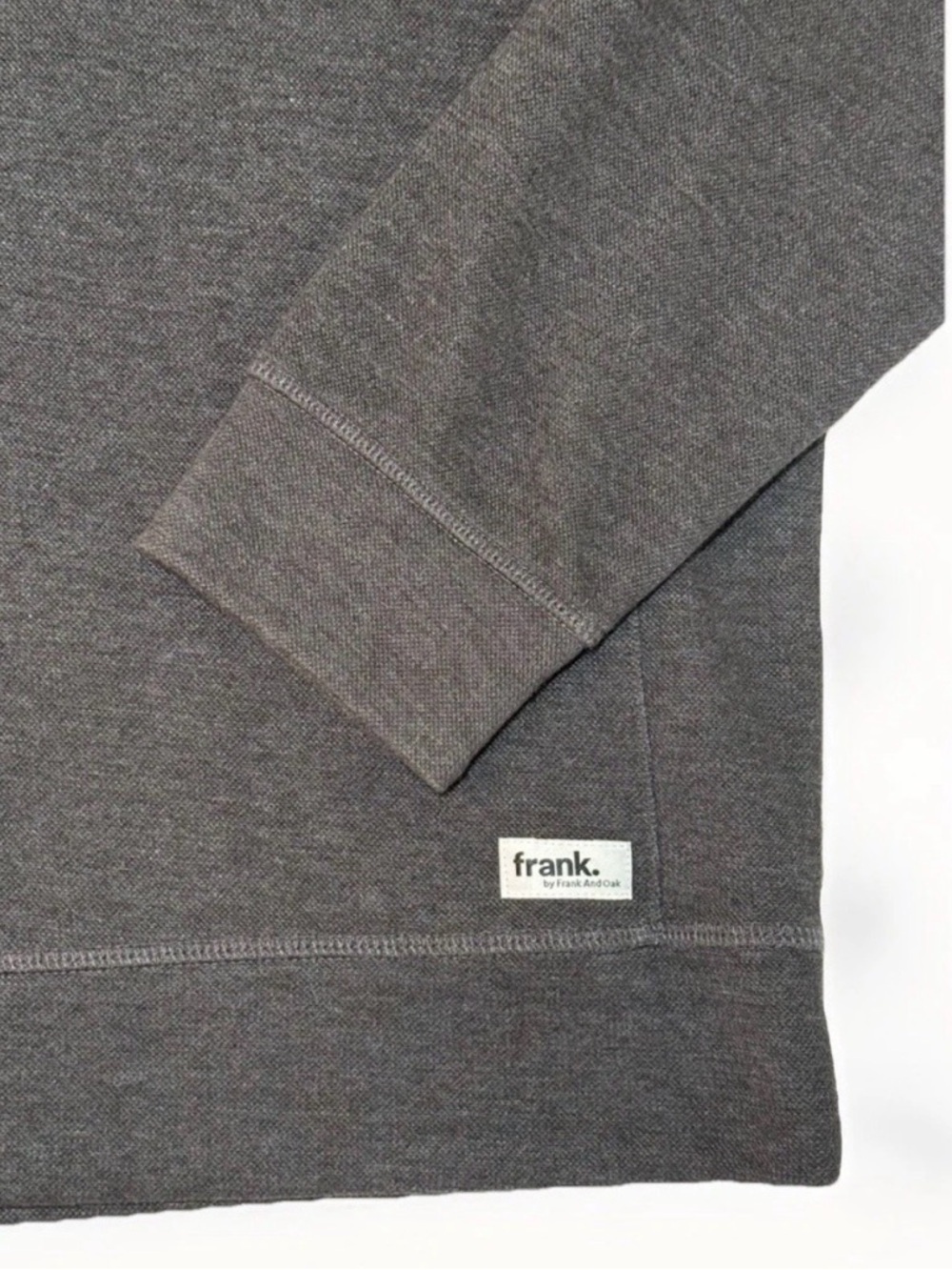 Frank and Oak Men's Black Gray Crewneck
Sweatshirt Size XXL Luxe Heavy $90 - Picture 3 of 7